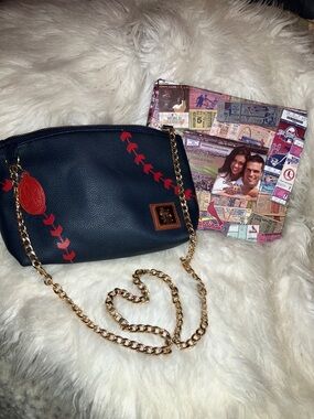 St. Louis Cardinals Blue Navy Purse and photo album